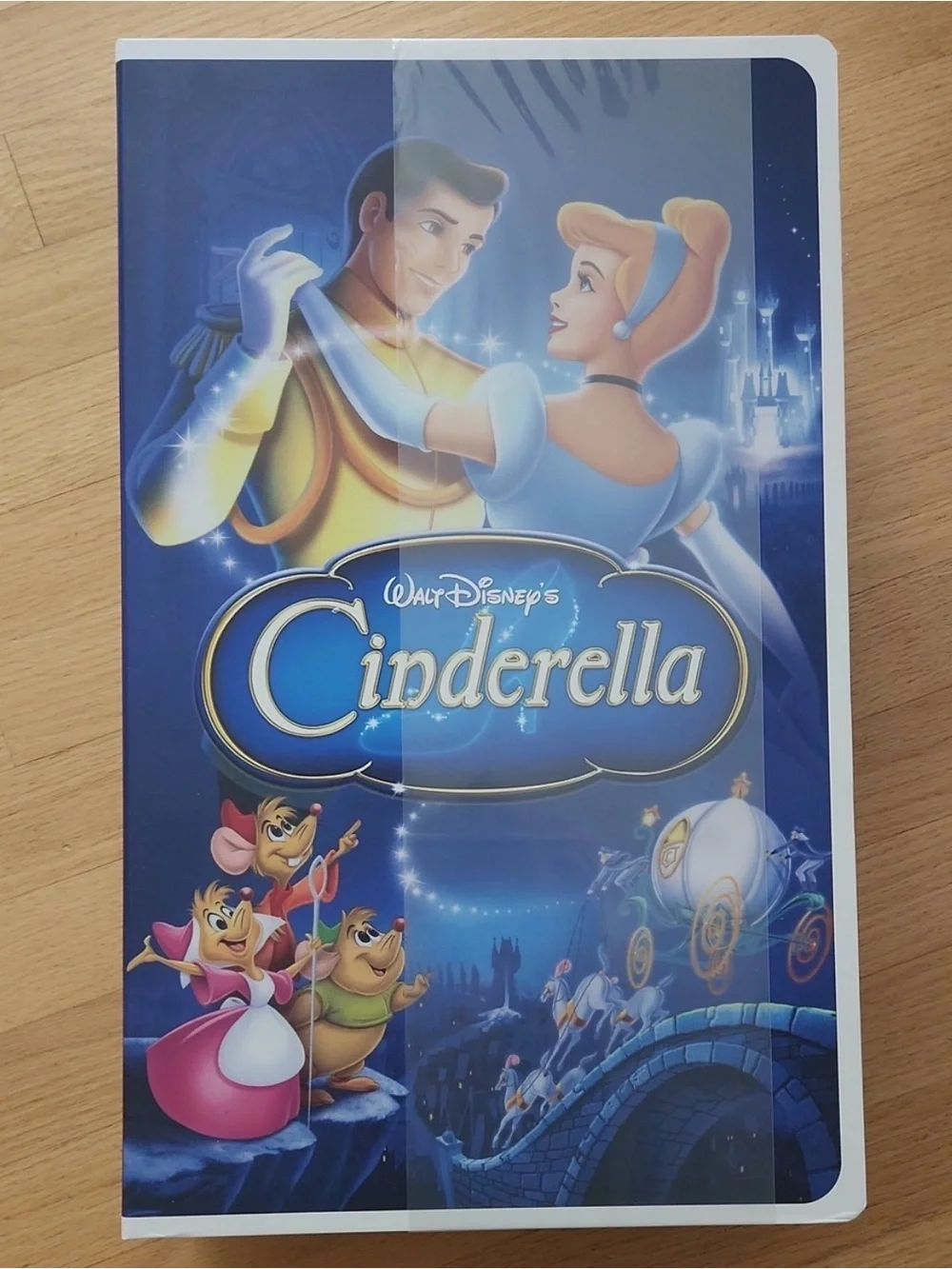 Disney Cinderella VHS Boxed Silk Touch Throw Plush Blanket 50